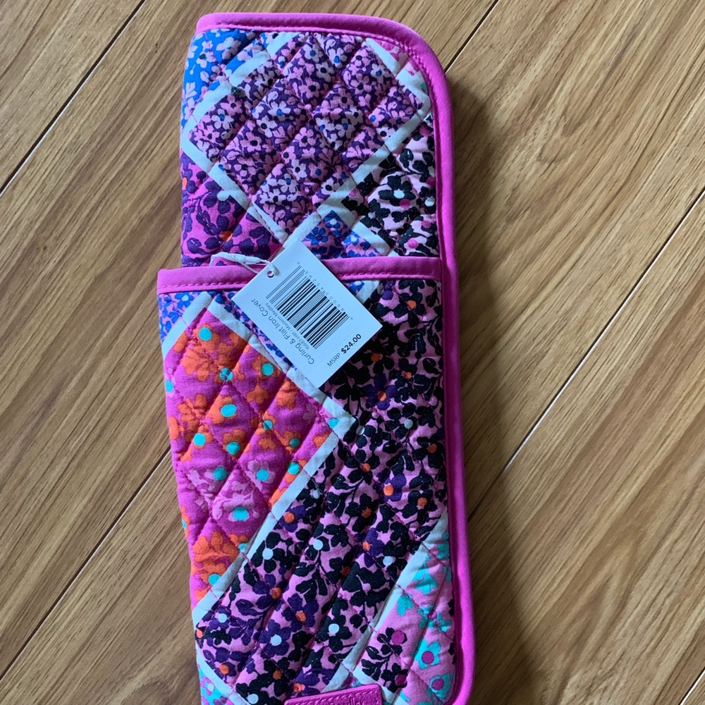 Vera Bradley flat and curling iron cover